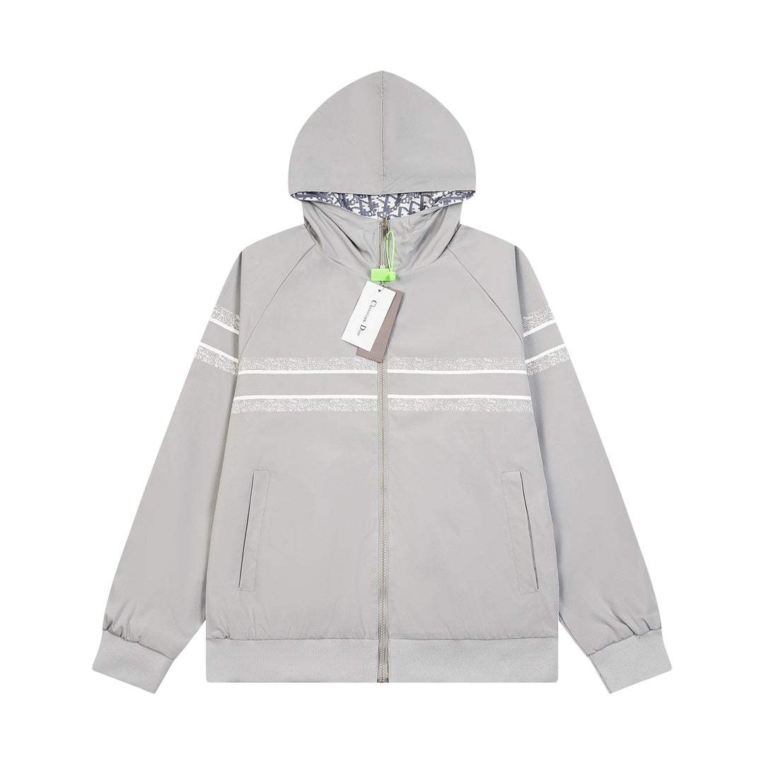 1014 Reversible blend zip-up jacket 1014 Reversible blend zip-up jacket
