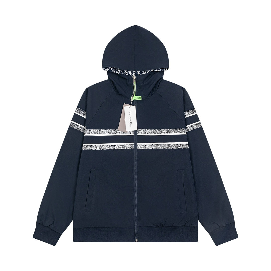 1014 Reversible blend zip-up jacket 1014 Reversible blend zip-up jacket