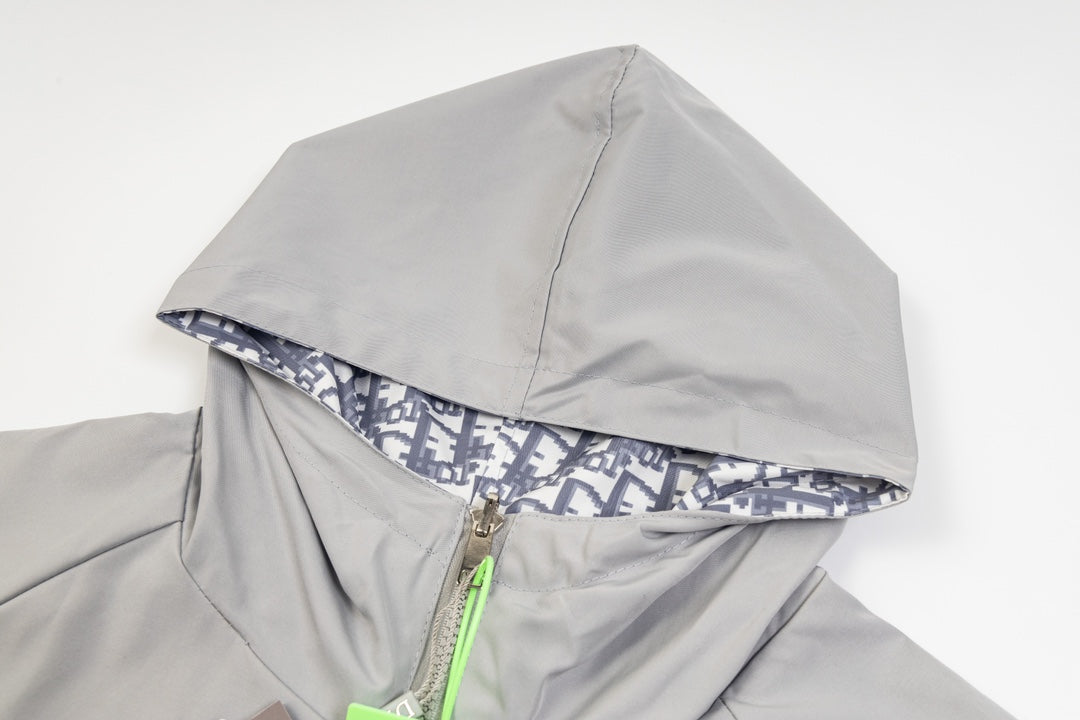 1014 Reversible blend zip-up jacket 1014 Reversible blend zip-up jacket