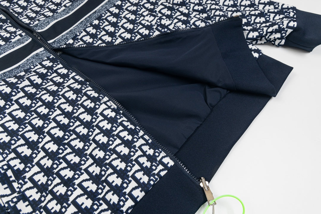 1014 Reversible blend zip-up jacket 1014 Reversible blend zip-up jacket