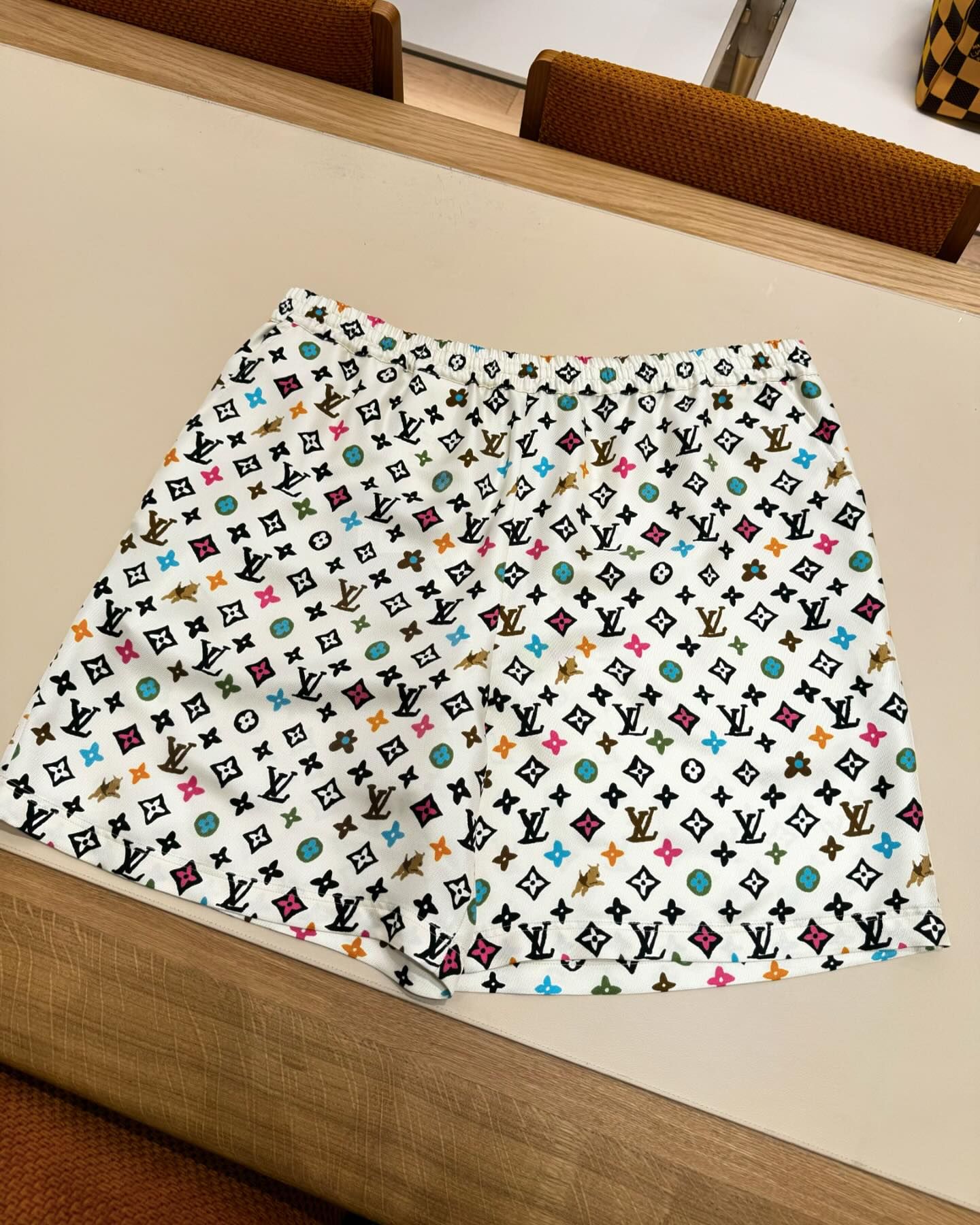 Polka dot style shirt and shorts suit Polka dot style shirt and shorts suit
