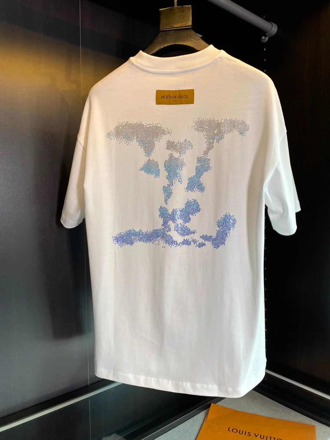 0528 Heavy Industry Color Diamond Round Neck T-Shirt 0528 Heavy Industry Color Diamond Round Neck T-Shirt