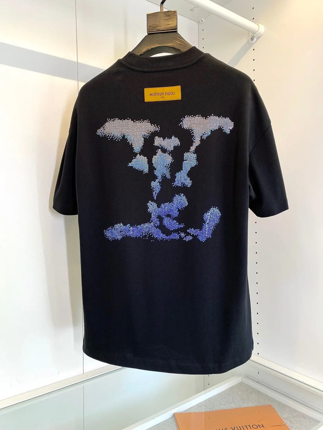 0528 Heavy Industry Color Diamond Round Neck T-Shirt 0528 Heavy Industry Color Diamond Round Neck T-Shirt