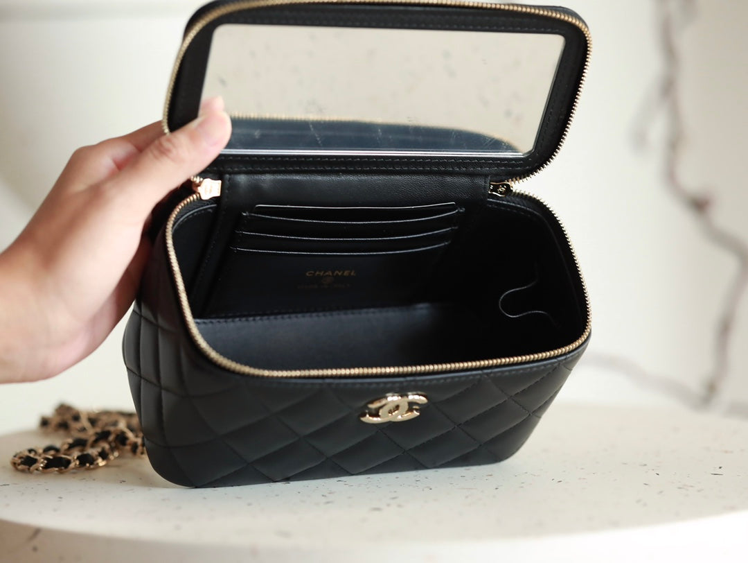 0528 Classic long box Vanity Case black 0528 Classic long box Vanity Case black