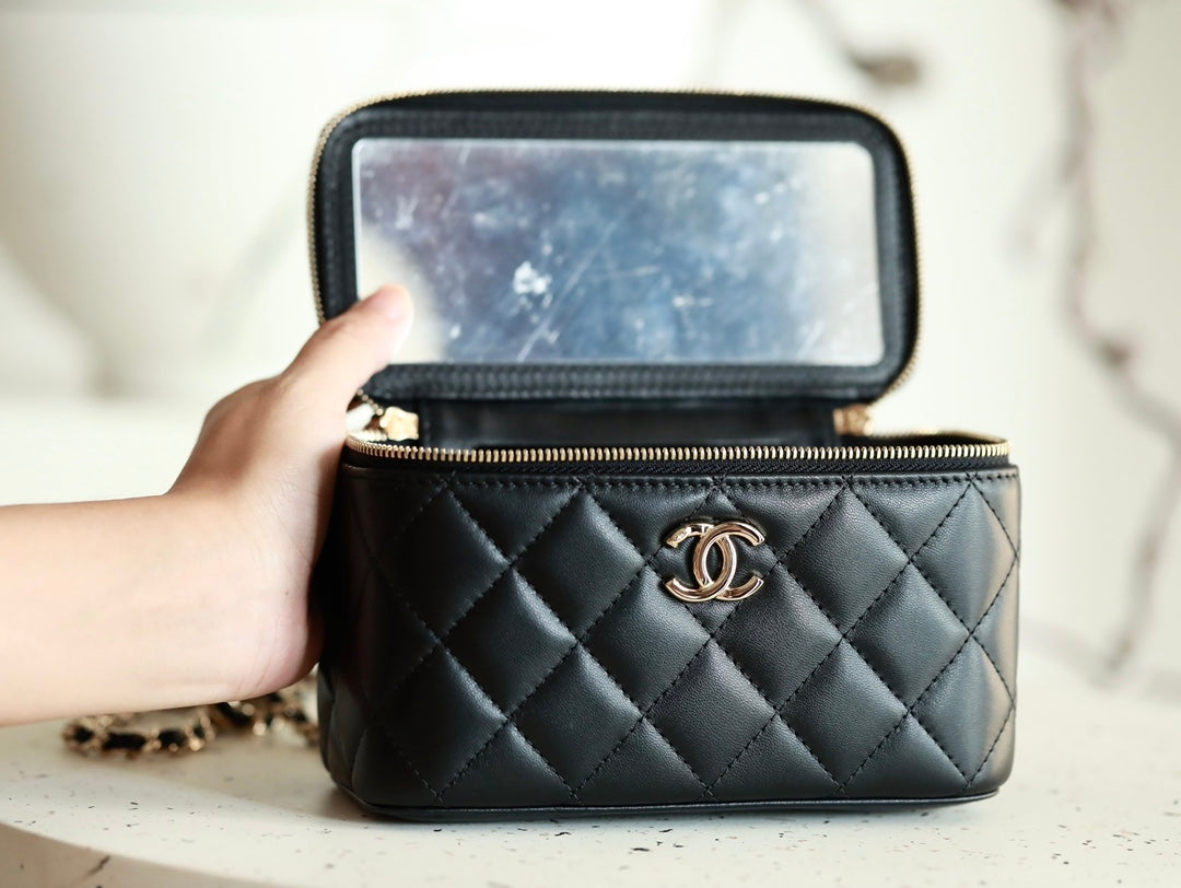 0528 Classic long box Vanity Case black 0528 Classic long box Vanity Case black