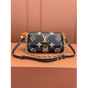 0528 Favorite Bicolour Monogram Empreinte Leather