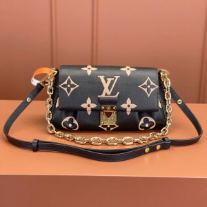 0528 Favorite Bicolour Monogram Empreinte Leather