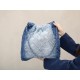 0528 Handbag Washed Denim & Silver-Tone Metal Light 0528 Handbag Washed Denim & Silver-Tone Metal Light