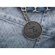 0528 Handbag Washed Denim & Silver-Tone Metal Light 0528 Handbag Washed Denim & Silver-Tone Metal Light