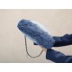 0528 Handbag Washed Denim & Silver-Tone Metal Light 0528 Handbag Washed Denim & Silver-Tone Metal Light