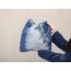 0528 Handbag Washed Denim & Silver-Tone Metal Light 0528 Handbag Washed Denim & Silver-Tone Metal Light
