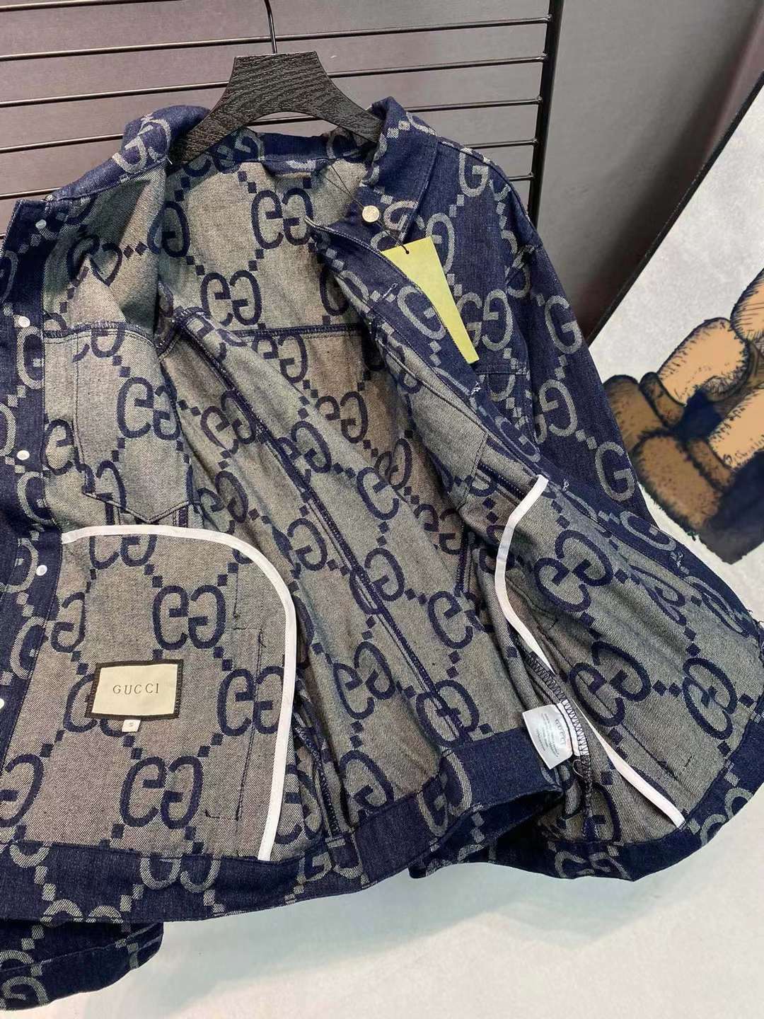 New printed denim jacket New printed denim jacket