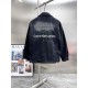 Heavy process limited edition runway fleece denim jacket Heavy process limited edition runway fleece denim jacket