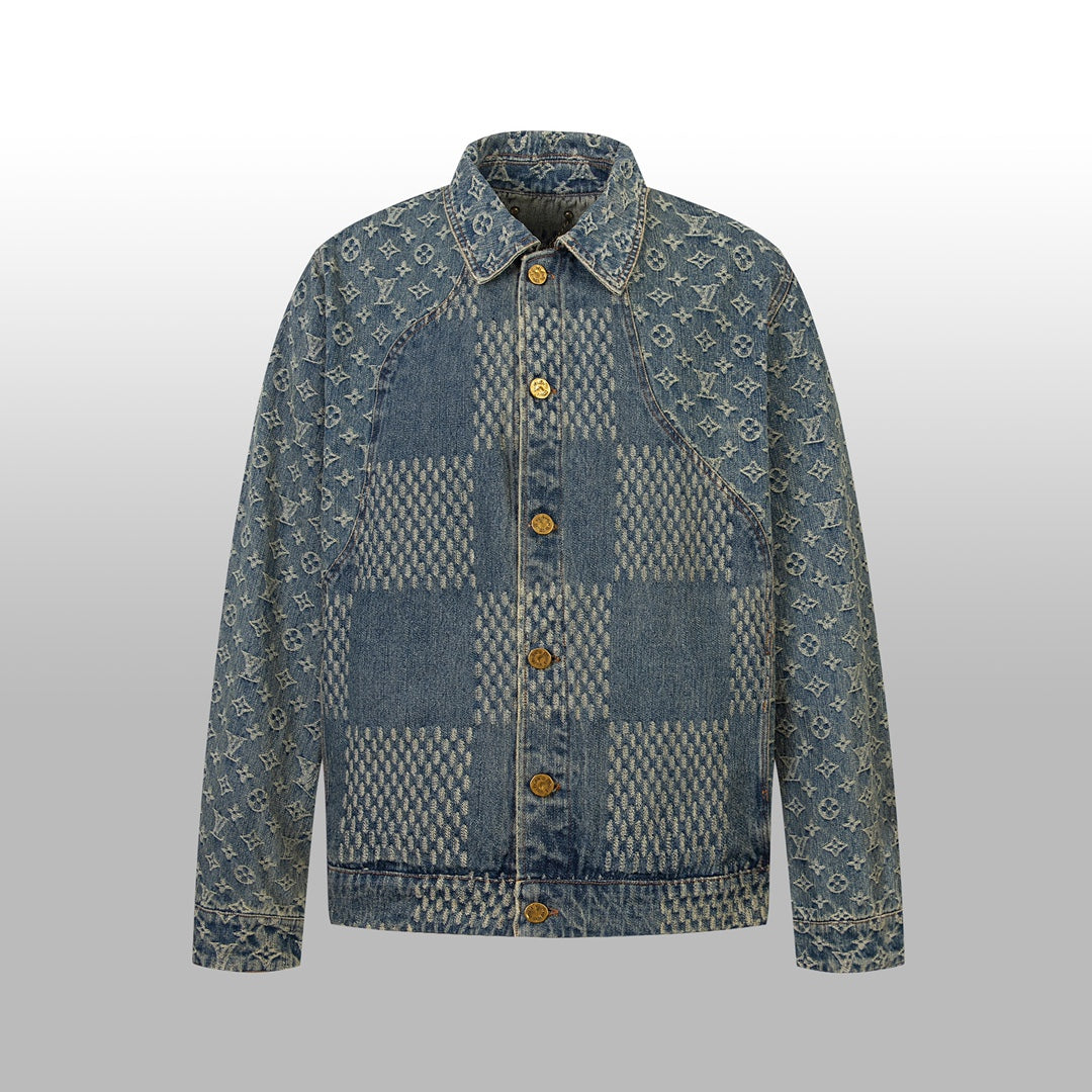 1014 High quality jacquard heavy wash jacket 1014 High quality jacquard heavy wash jacket