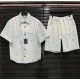 Letter embroidery high quality denim suit Letter embroidery high quality denim suit