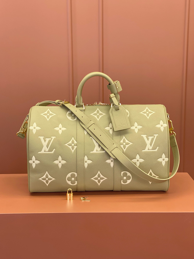 0528 Keepall Bandoulière 45 Monogram Empreinte Leather 0528 Keepall Bandoulière 45 Monogram Empreinte Leather