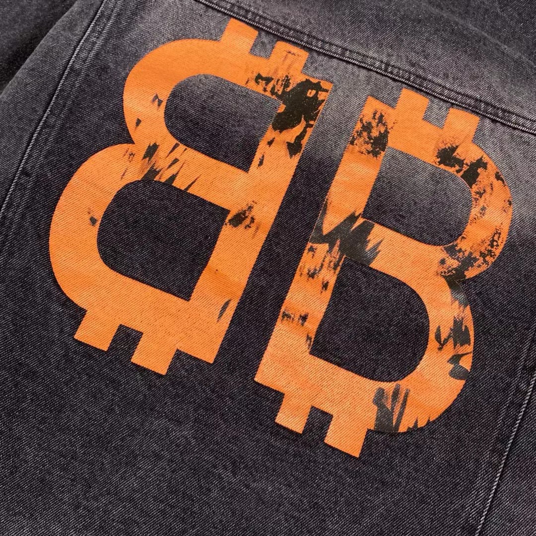 Light luxury double B print denim jacket Light luxury double B print denim jacket