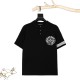 High-end knit lapel short sleeve shirt High-end knit lapel short sleeve shirt