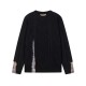 1021 New black patchwork sweater 1021 New black patchwork sweater