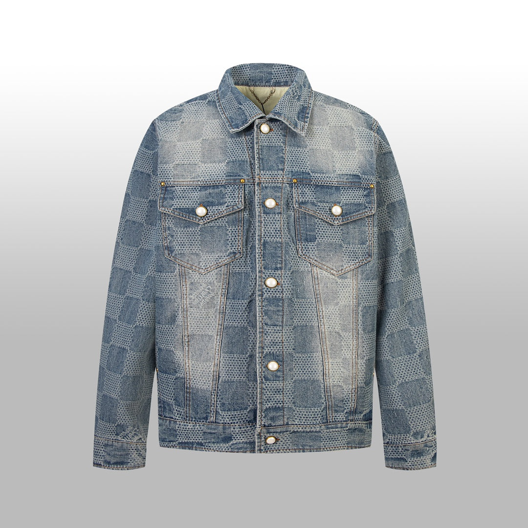 1014 High quality jacquard heavy wash jacket 1014 High quality jacquard heavy wash jacket