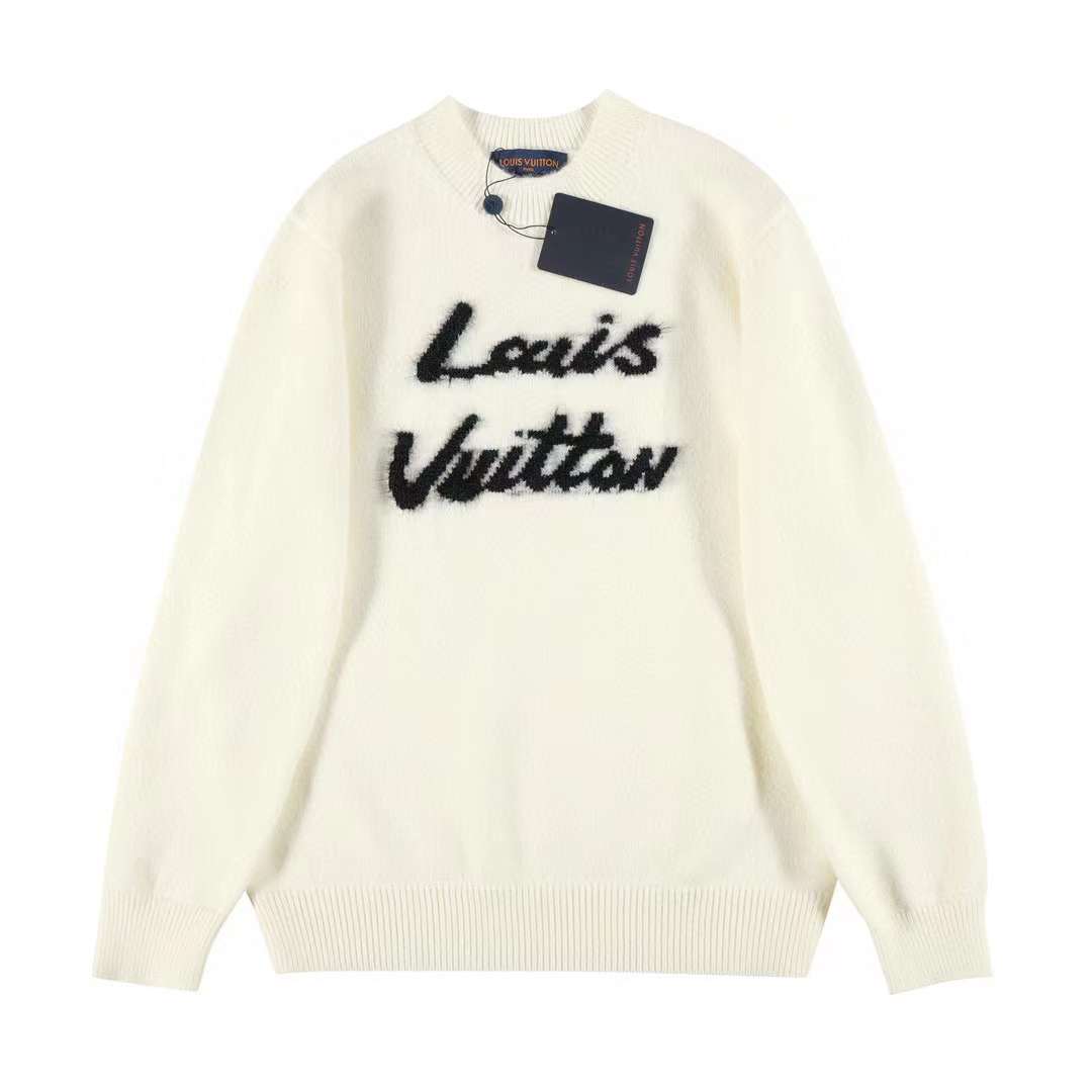 Alphabet printed cashmere sweater Alphabet printed cashmere sweater