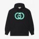 Green Classic Print Hoodie Green Classic Print Hoodie