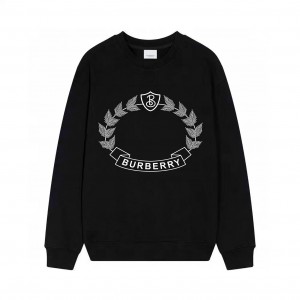 Oak Leaf Crest Print Sweatshirt