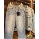 0808 New fall light feature craft jeans 0808 New fall light feature craft jeans