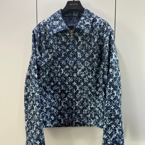 Classic full print denim jacket