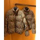 Polka dot color matching fashion cotton padded coat Polka dot color matching fashion cotton padded coat