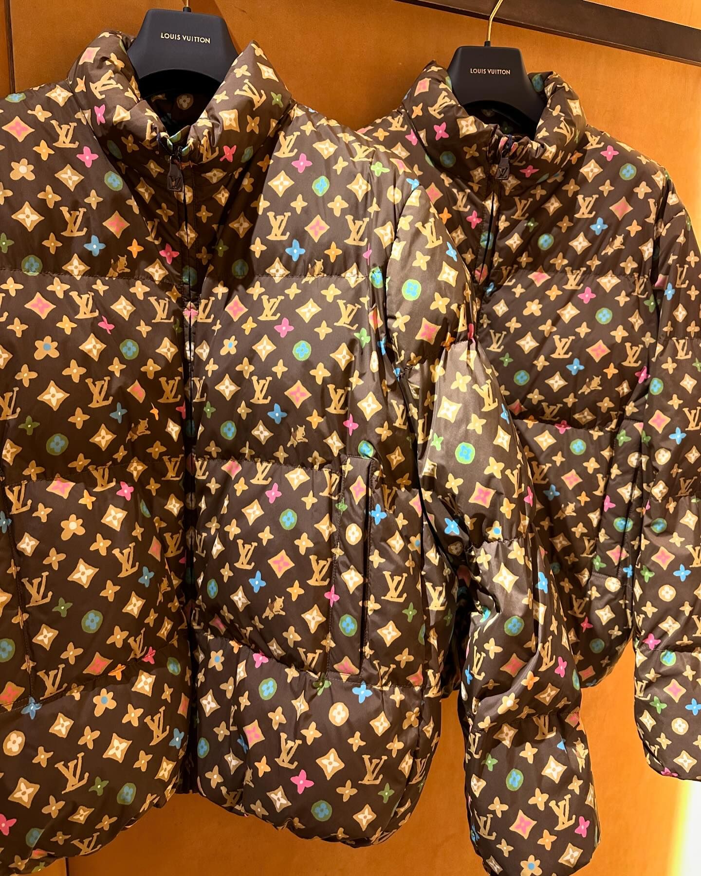 Polka dot color matching fashion cotton padded coat Polka dot color matching fashion cotton padded coat