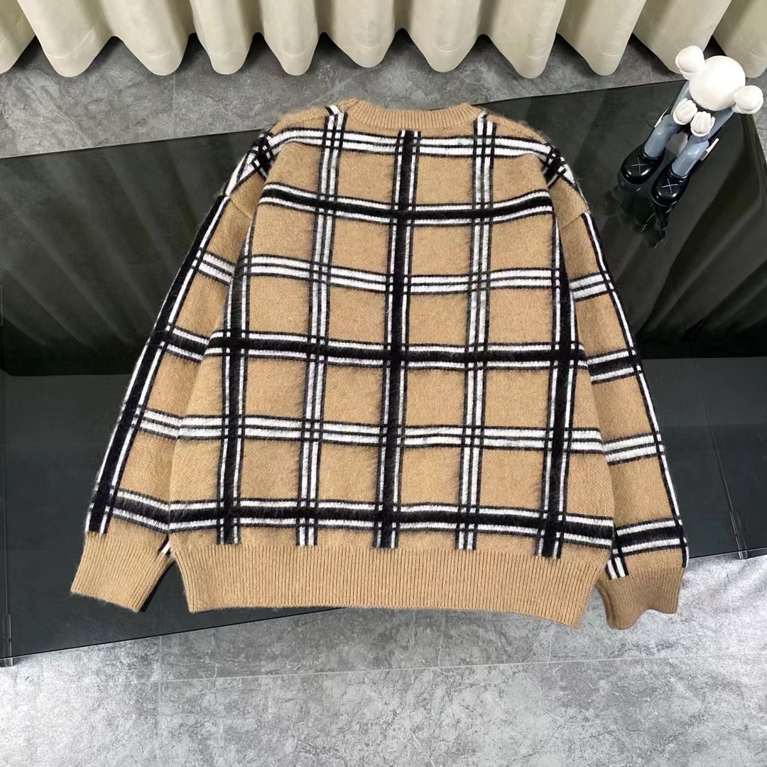 24SS plaid knit classic cardigan 24SS plaid knit classic cardigan