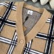 24SS plaid knit classic cardigan 24SS plaid knit classic cardigan
