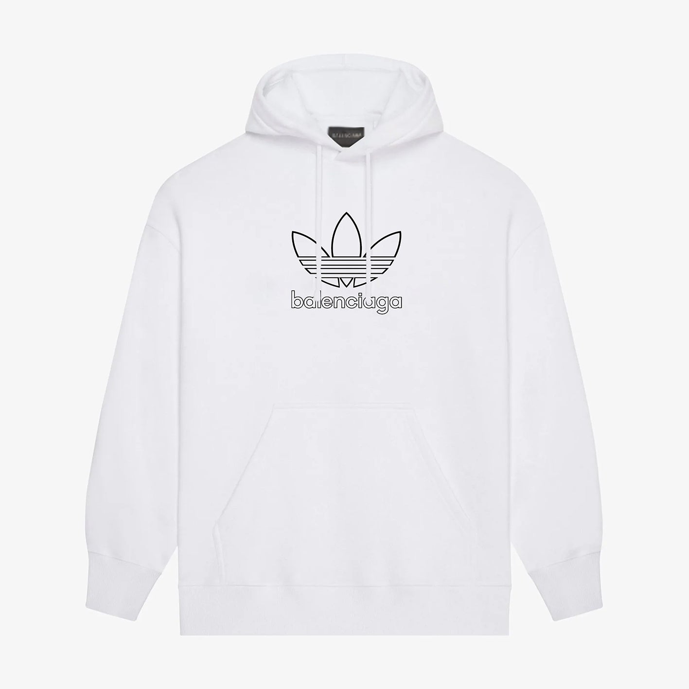 Hollow Classic Print Hoodie Hollow Classic Print Hoodie