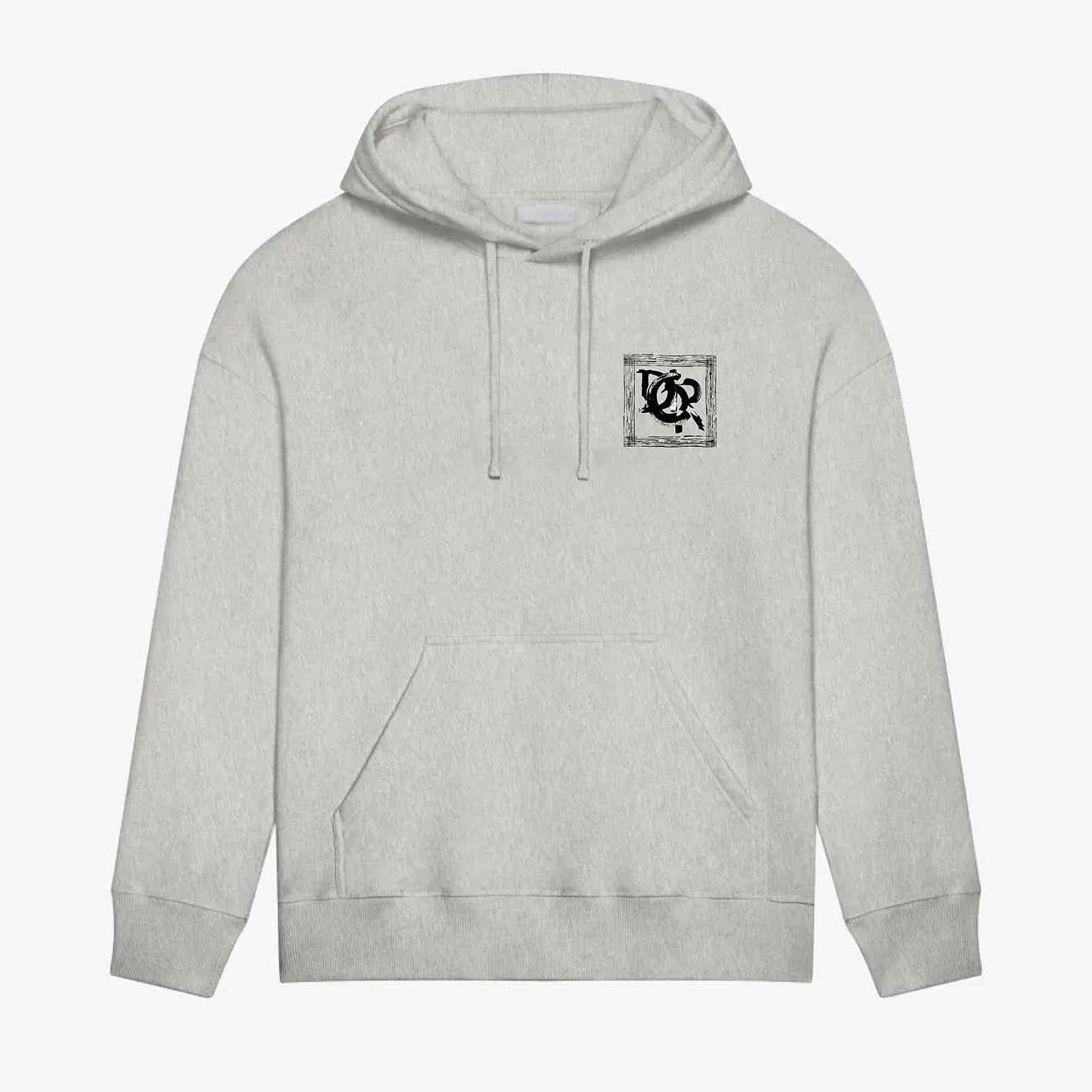 Square Blue Print Hoodie Square Blue Print Hoodie