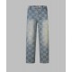 1014 High quality jacquard heavy wash denim pant 1014 High quality jacquard heavy wash denim pant