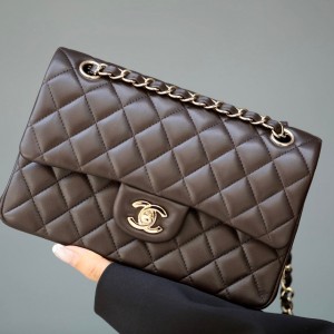 0528 Small Classic Double Flip Cover Chocolate