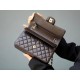 0528 Small Classic Double Flip Cover Chocolate