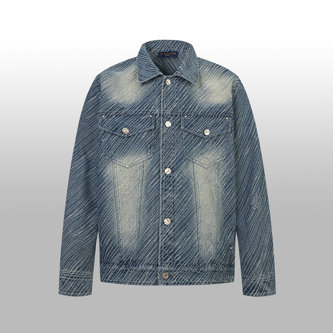 1014 High quality jacquard heavy wash jacket 1014 High quality jacquard heavy wash jacket