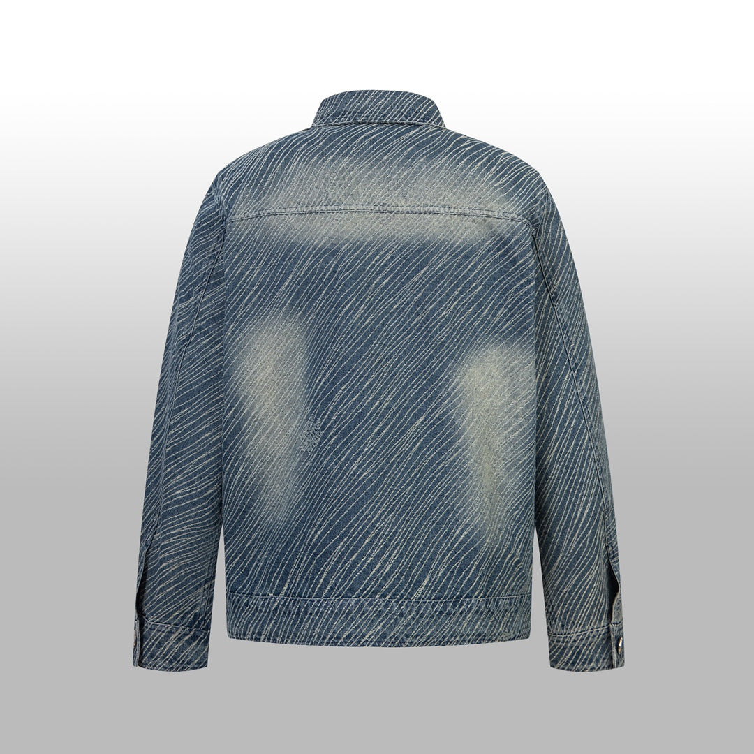 1014 High quality jacquard heavy wash jacket 1014 High quality jacquard heavy wash jacket