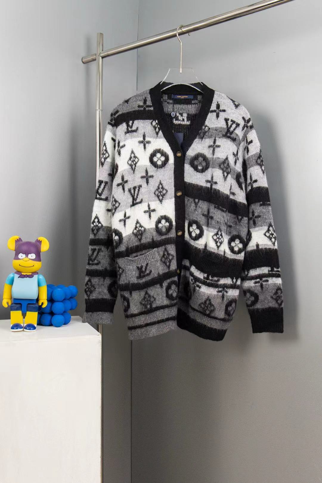 1021 New premium color matching wool sweater 1021 New premium color matching wool sweater