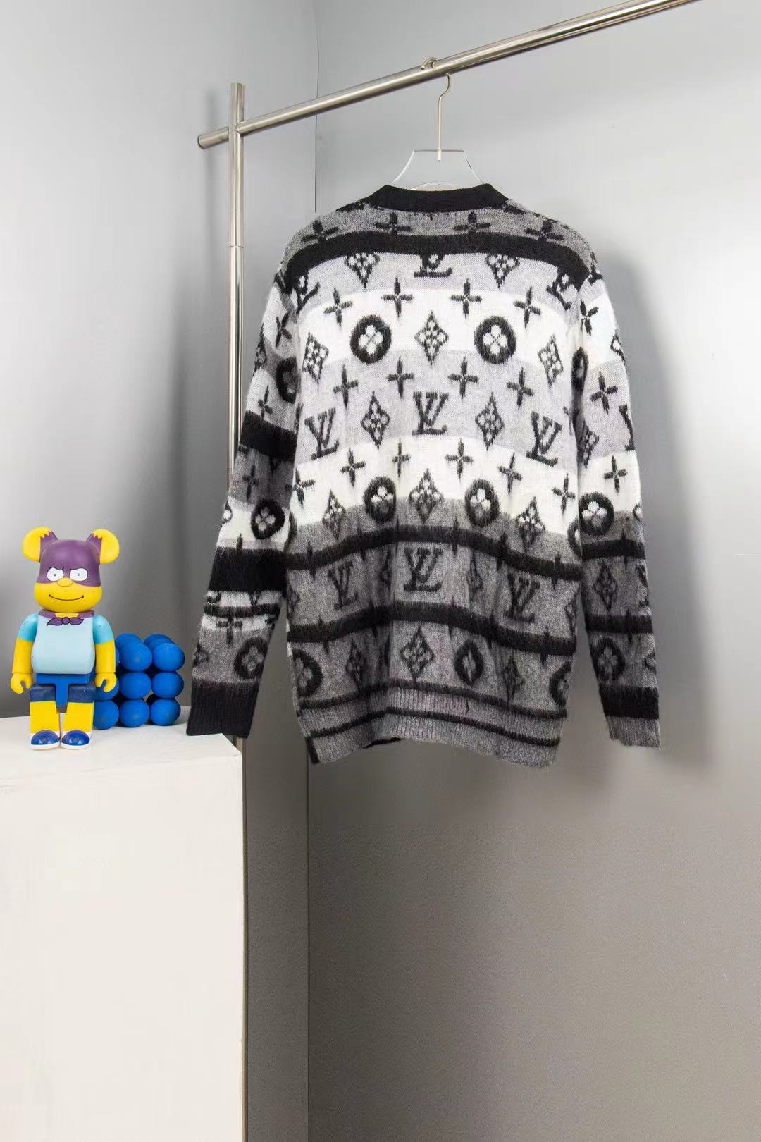 1021 New premium color matching wool sweater 1021 New premium color matching wool sweater
