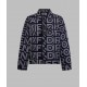 1014 High quality image full print two-tone denim jacket 1014 High quality image full print two-tone denim jacket