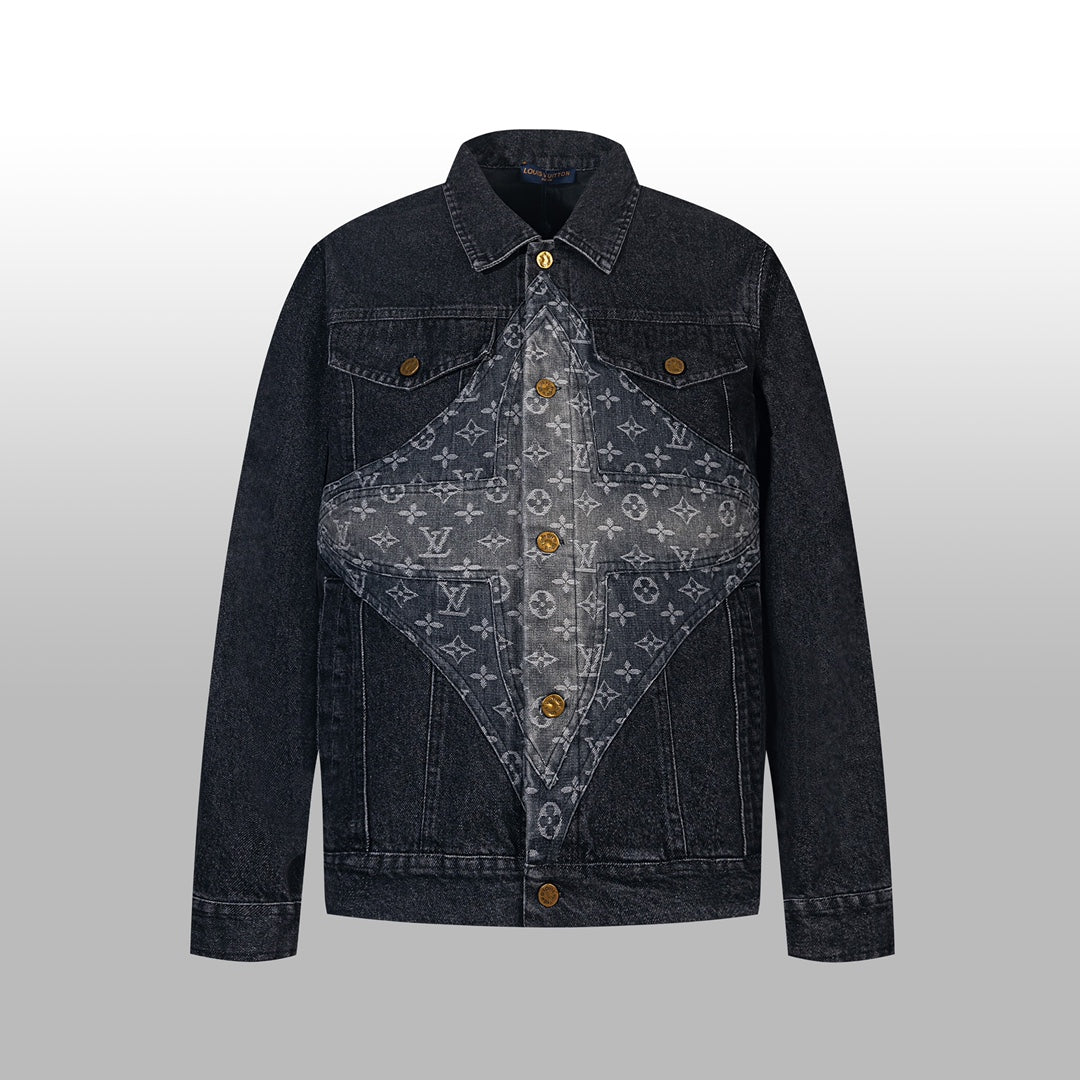 1014 High quality picture real shot received accept contrast denim jacket 1014 High quality picture real shot received accept contrast denim jacket