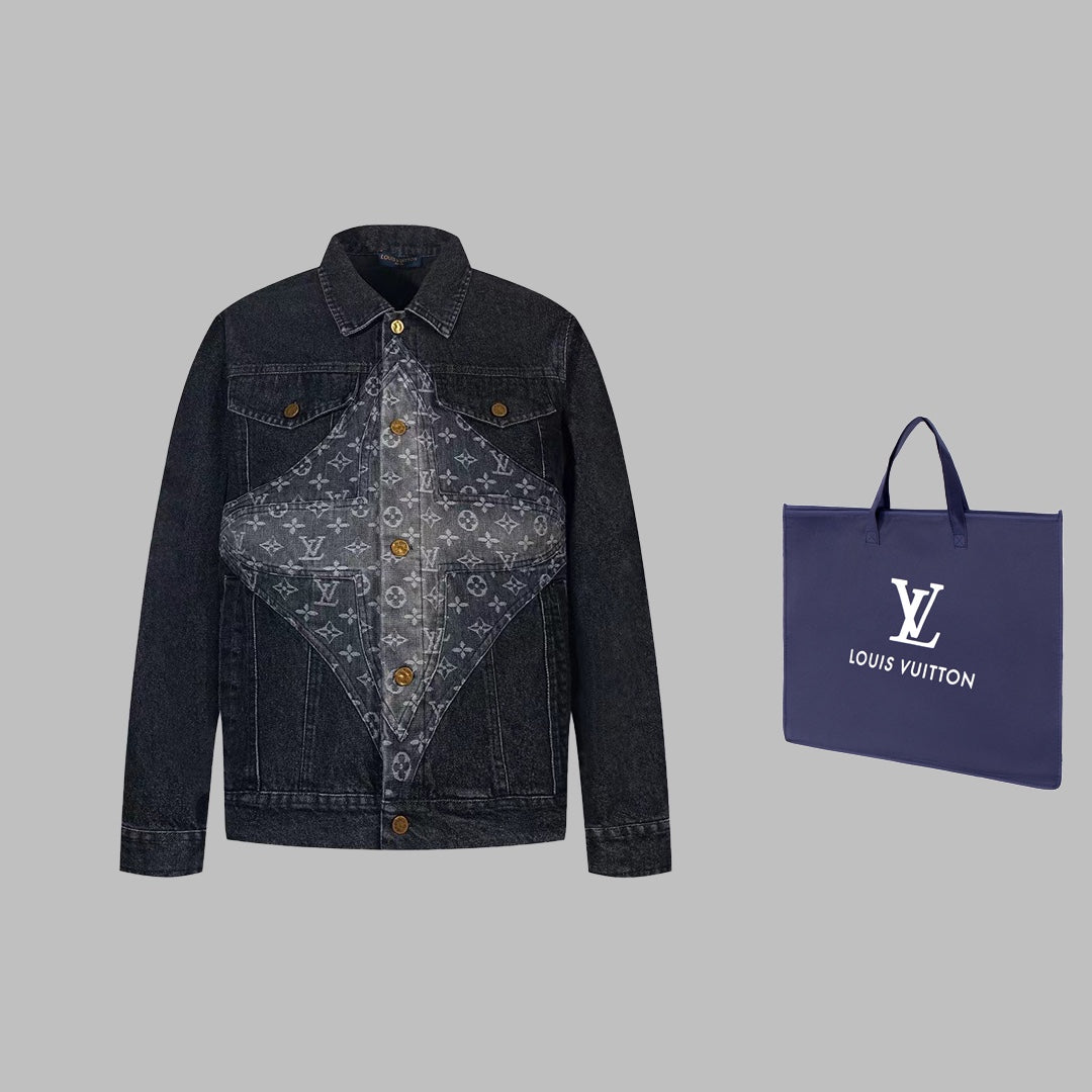 1014 High quality picture real shot received accept contrast denim jacket 1014 High quality picture real shot received accept contrast denim jacket
