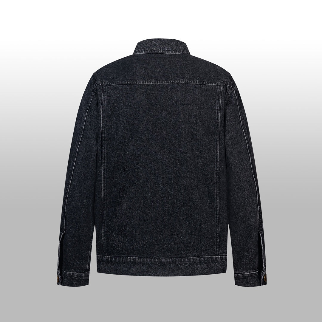 1014 High quality picture real shot received accept contrast denim jacket 1014 High quality picture real shot received accept contrast denim jacket