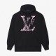 Pink Classic Letter Print Hoodie Pink Classic Letter Print Hoodie