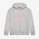Pink Classic Letter Print Hoodie Pink Classic Letter Print Hoodie