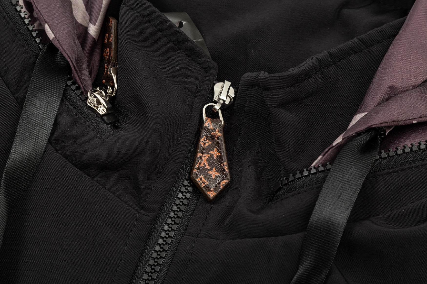 1021 New high quality patchwork trench zipper coat 1021 New high quality patchwork trench zipper coat