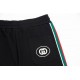 Classic red and green webbing spliced shorts Classic red and green webbing spliced shorts